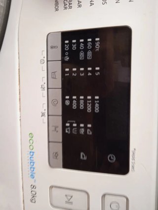 Lavadora Samsung ecobubble 8kg