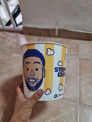 Cubo Palomitas Steph Curry. Ed.Limitada Ultra rara