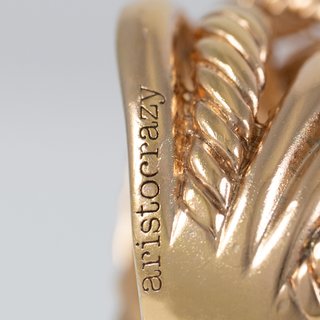 Anillo  Aristocrazy Mimbratta en plata vermeil