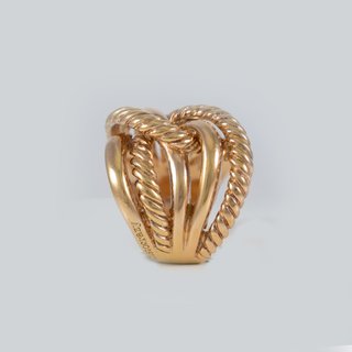Anillo  Aristocrazy Mimbratta en plata vermeil