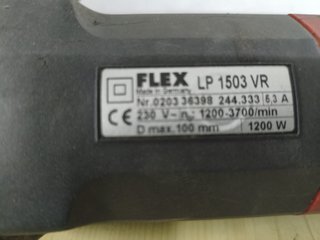 Lijadora Satinadora FLEX LP 1503 VR 1200W