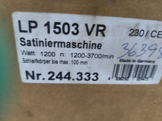 Lijadora Satinadora FLEX LP 1503 VR 1200W