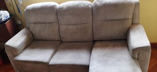 Sofá de 3 plazas con asientos extraíbles