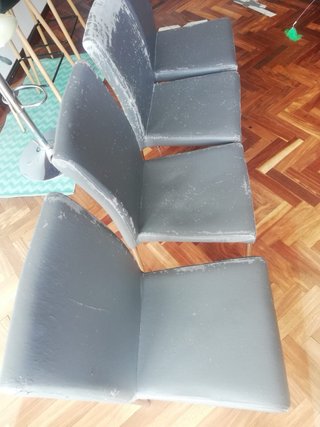 Lote 7 Sillas Comedor Gris