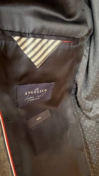 Americana Tommy Hilfiger Gris Rayas