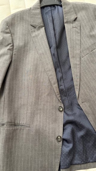 Americana Tommy Hilfiger Gris Rayas