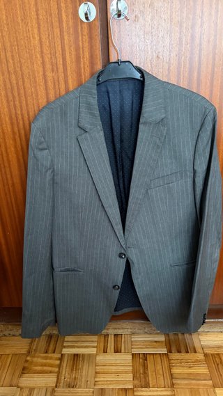 Americana Tommy Hilfiger Gris Rayas