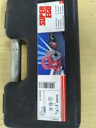Roscatubos terrajas manual Super Ego 1/2"-1" BSPTD