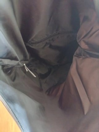 Mochila Le Coq Sportif Beige y Negra