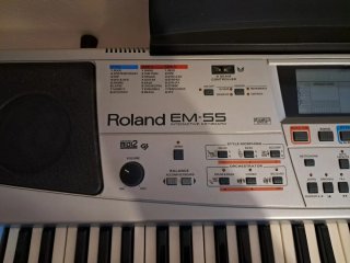 Teclado Roland EM-55 con soporte