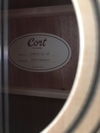 Guitarra Acústica Cort 12 Cuerdas