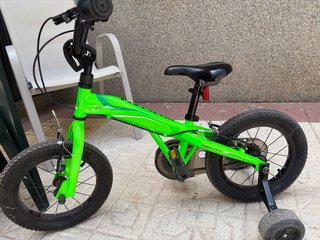 Bicicleta infantil Monty 14 verde