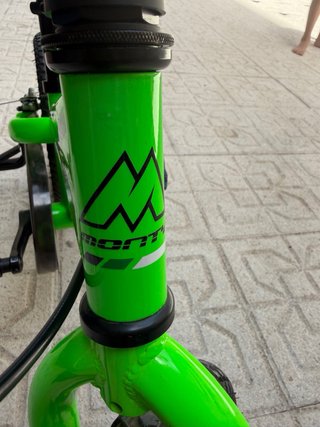 Bicicleta infantil Monty 14 verde