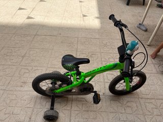 Bicicleta infantil Monty 14 verde