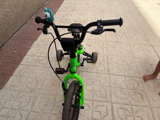Bicicleta infantil Monty 14 verde