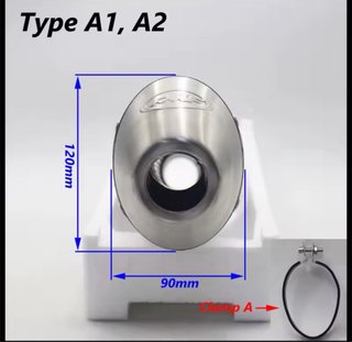 Abrazadera escape moto