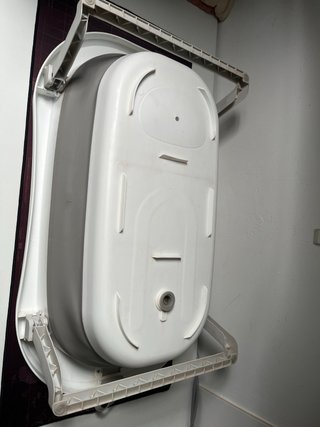Bañera plegable para bebés con patas