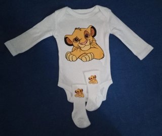 Body y calcetines bebé Simba