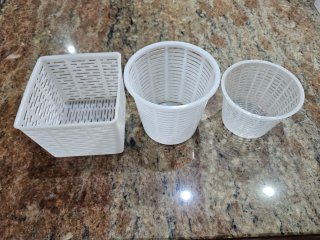 Moldes Queso Fresco Plástico Blanco
