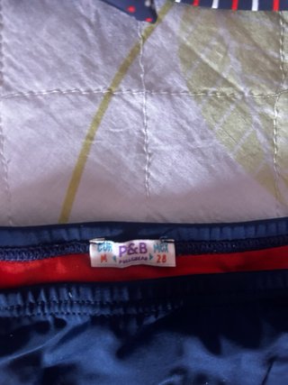 Bikini Pull & Bear rayas azul y rojo