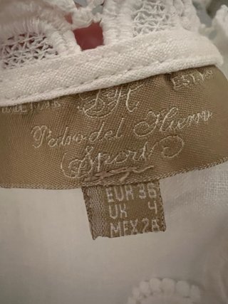 Vestido Pedro del Hierro blanco