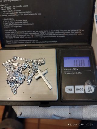 Colgante Cruz Plata