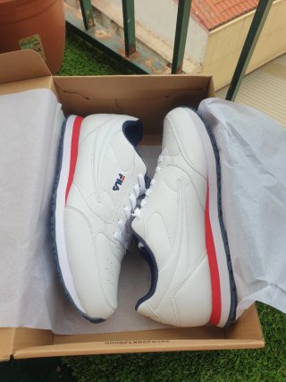 Zapatillas Fila Hombre Blancas