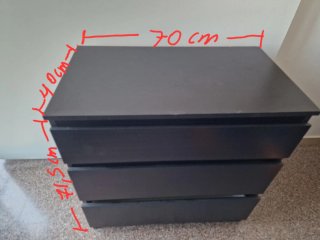 Cómoda IKEA Negra
