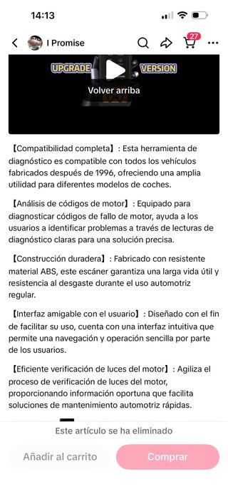 Herramienta Diagnóstico Coche OBDII V520