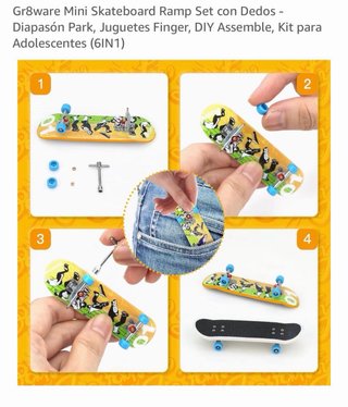 Set Rampa Skatepark Fingerboard DIY