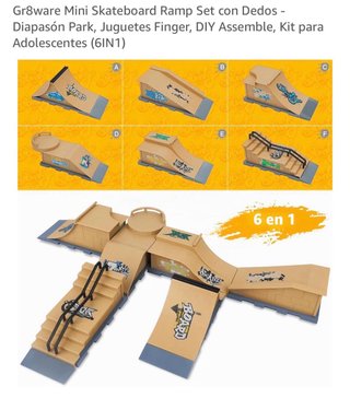 Set Rampa Skatepark Fingerboard DIY