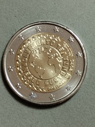 Moneda 2 Euros Portugal 2022 Sostenible