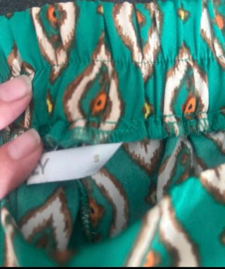 Pantalón corto mujer estampado geométrico
