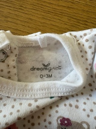 Ropa de bebé: Conjunto bebé 0-3 meses Dreamgro