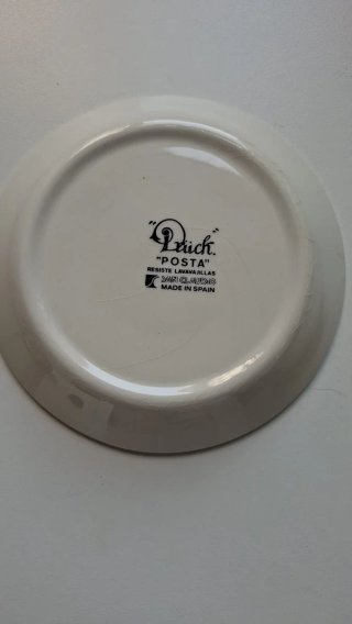 2 Platos Colección San Claudio Porcelana