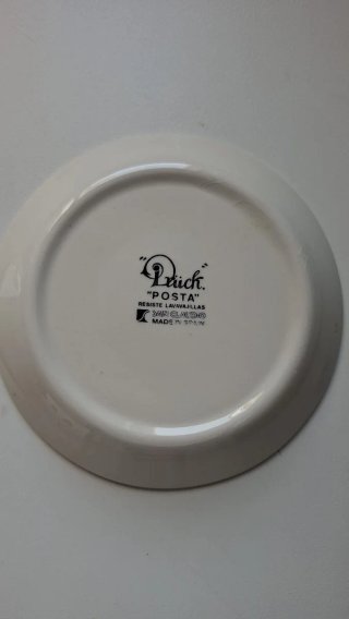 2 Platos Colección San Claudio Porcelana