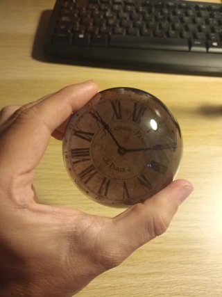 Pisapapeles Lupa Reloj Vintage Jacques