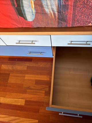 Cama 90cm con cajoneras