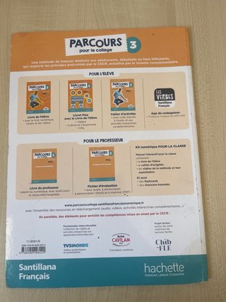 Parcours pour le collège 3, A2-A1