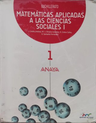 Matemáticas aplicadas a las Ciencias Sociales I...