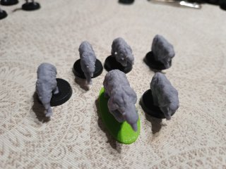 6 Figuras de Osos para Juegos de Rol