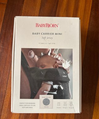 Mochila porteo BabyBjörn Mini COMO NUEVA