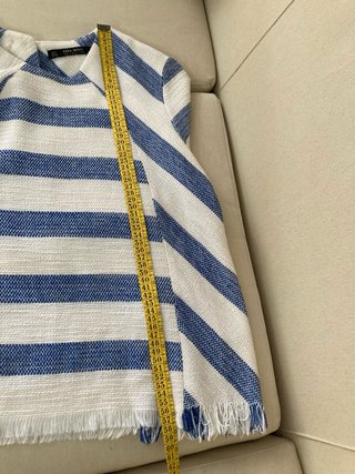 Jersey Zara Talla S tela de poncho