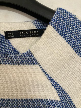 Jersey Zara Talla S tela de poncho
