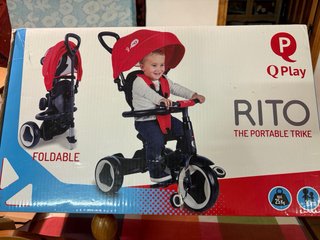 Triciclo RITO evolutivo rojo 3 en 1 en buen estado