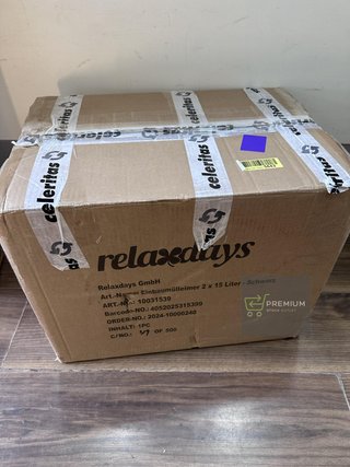 Cubo de basura extraible Relaxdays