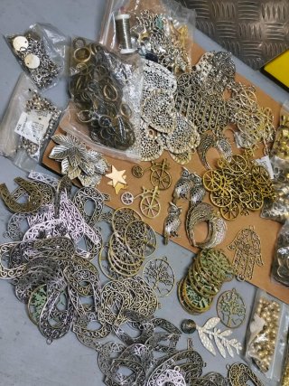 Lote Material Bisutería Joyería DIY manualidades
