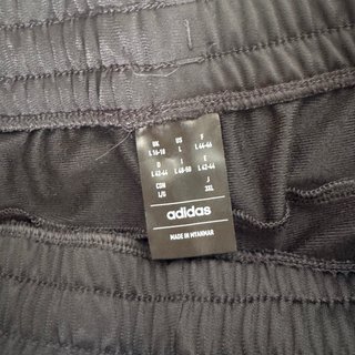 Pantalón chándal Adidas Negro Talla L