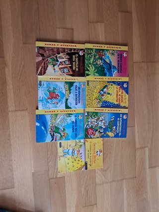Lote libros Geronimo Stilton 4,5,6,17,26,32,35