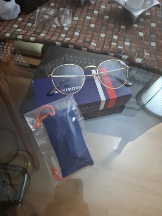 Gafas de sol KIMORN doradas transparentes